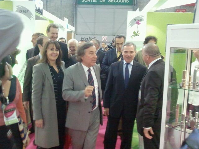 Bernard ACCOYER aux côtés de Guy METRAL MIDEST 2011 inauguration